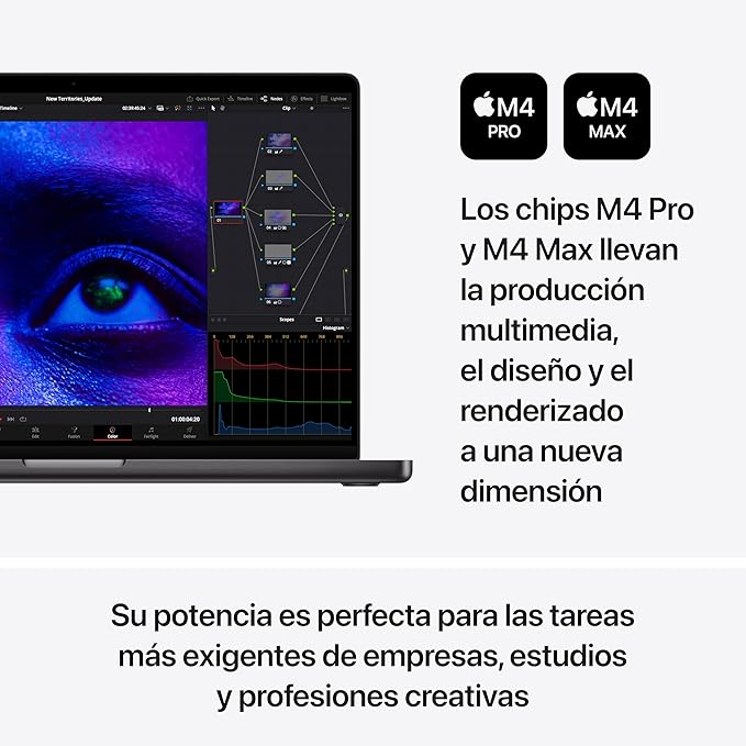 MacBook Pro M4 de 16 pulgadas (1 TB, 24 GB)